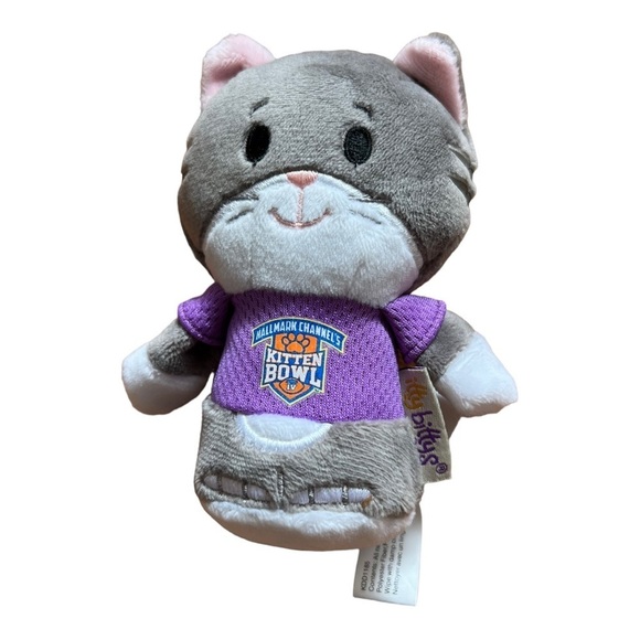 Hallmark Itty‎ Bitty Kitten Bowl Cuddles Plush Toy Stuffed Animal 5” - Picture 6 of 8